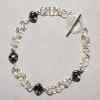 2 in 2 Chain Maille and Bead Bracelet