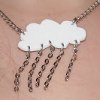 April Showers Cloud Necklace