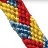 Basket Weave Friendship Bracelet Pattern