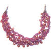 Bold and Beautiful Crocheted Pearls Necklace