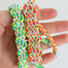 Bright Cord and Chain Bracelet