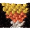 Candy Corn Friendship Bracelet Pattern