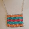 Chain and Crochet Statement Necklace