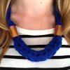 Chunky Finger Knit Necklace