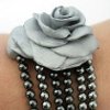 Clay Rose Multistrand Bracelet