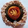Crochet Zipper Brooch