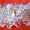 Crystal Ruffle Cuff Bracelet
