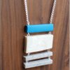 DIY Colorblock Necklace