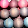 Dyed Wood Bead Necklace