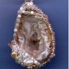 Freeform Peyote Beaded Geode Pendant