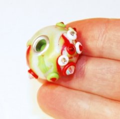 Merry and Bright Clay Bead Bracelet