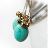 Turquoise and Gold DIY Earrings 