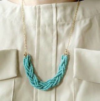 Braided Seed Bead Necklace 