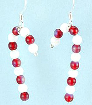 Beaded Candy Can Earrings