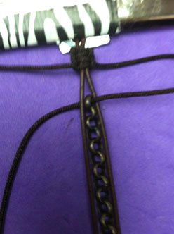 Captured Chain Weave Bracelet