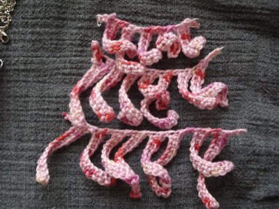 Crochet Sea Anemone Necklace
