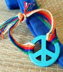Peace Charm Bracelet