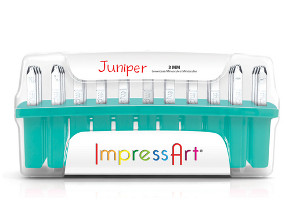 ImpressArt Juniper Font Metal Stamp Set