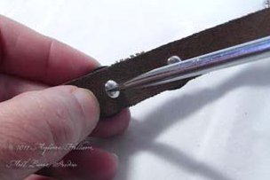 Leather Spiral Bracelet